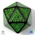 Q Workshop Viridian Jumbo Dice Dungeon Room Generator D20 Black