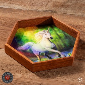 Tray do kości Q Workshop Anne Stokes Chase The Rainbow