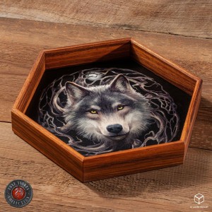 Tray drewniany Q Workshop Night Forest 20 cm