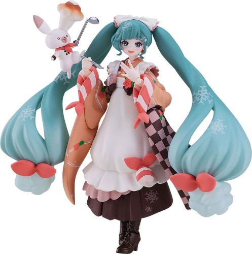 Figurka Max Factory Character Vocal Series 01: Hatsune Miku Figma Snow Miku: Winter Delicacy Ver. 14 cm