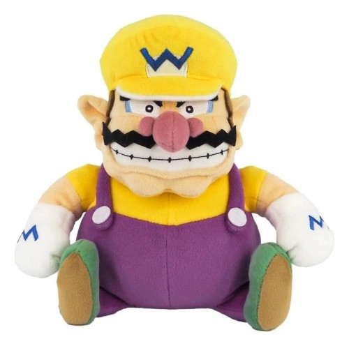 Sanei Super Mario Plush Figure Wario 25 cm