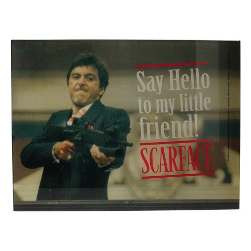 plakat-szklany-scarface-say-hello-40x30