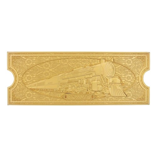 replika-biletu-polar-express-24k-gold-plated-limited-edition