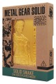 Metal Gear Solid 2 Ingot Snake 24k Gold Plated Limited Edition FaNaTtik