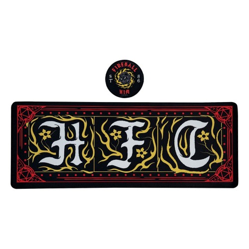 FaNaTtik Stranger Things Desk Pad & Coaster Set Hellfire Club