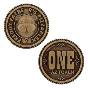 Moneta kolekcjonerska FaNaTtik Five Nights at Freddy's Faz-Token