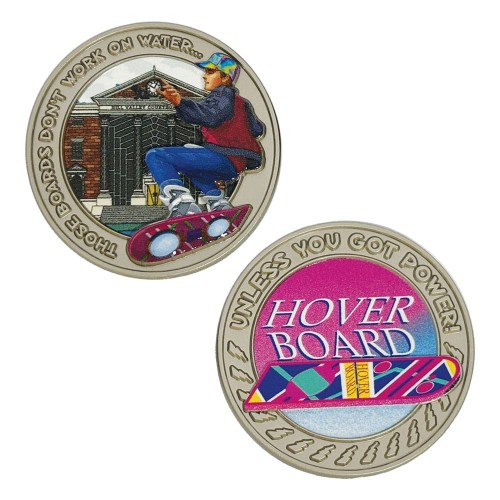 FaNaTtik Back To The Future Collectable Coin Hoverboard Limited Edition