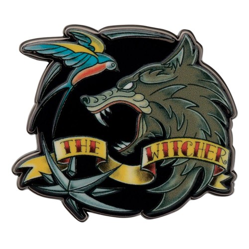 FaNaTtik The Witcher Pin Badge Witcher Symbol Limited Edition