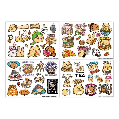 FaNaTtik Fuzzballs Tech Sticker Pack