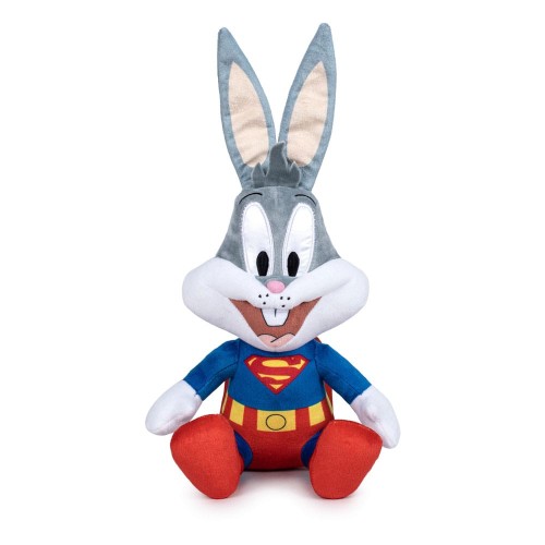 Play by Play Looney Tunes Plush Figure 100th Anniversary Superheroes Bugs Bunny 20 cm
