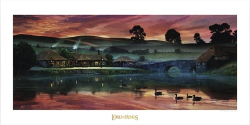 Weta Workshop Lord of the Rings Art Print Return to the Green Dragon Inn 59 x 42 cm