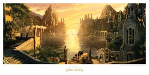 Art Print Weta Workshop Szare Przystanie