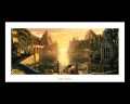 Lord of the Rings Art Print The Grey Havens Weta Workshop 59 x 30 cm