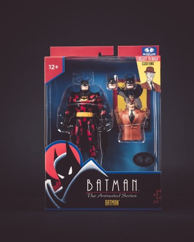 McFarlane Toys Batman: The Animated Series DC Direct Build-A Action Figures Wave 7 Batman (Alternate Expressions) (Platinu...