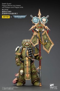 Figurka Joy Toy Warhammer 40,000 Plague Marine Icon Bearer