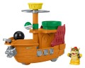 Figurki Mattel Mini Zestaw Little People Bowser's Airship Mario