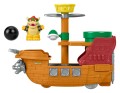 Mini Zestaw Little People Bowser's Airship Mario Figurki Mattel