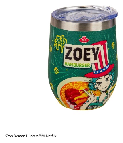 Kubek Cinereplicas podróżny KPop Demon Hunters Zoey Hamburger