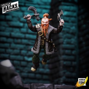 Figurka Vitruvian H.A.C.K.S. Grimgrom Dwarf Mercenary