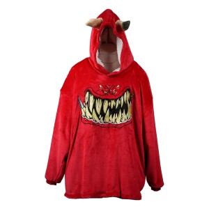 Bluza Hoodie Oversize Warhammer 40K Squig Czerwony