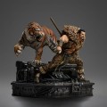 statua-iron-studios-spider-man-vs-villains-kraven-diorama