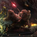 statua-iron-studios-spider-man-vs-villains-kraven-diorama