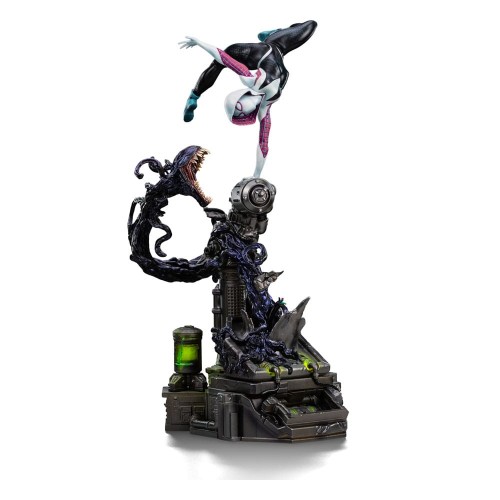 statua-iron-studios-spider-man-vs-villains-ghost-spider