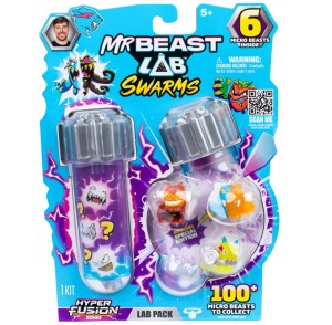 Figurki Mr Beast Lab Swarms Mystery Lab Pack 6 Figurek Micro Beasts
