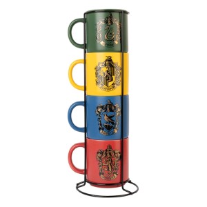 Zestaw Kubków Harry Potter 4 szt. z Ceramiki