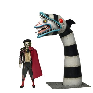 Figurka kolekcjonerska NECA Beetlejuice Matador i Sandworm 18 cm