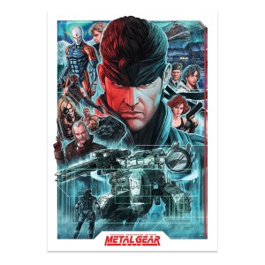 Plakat Metal Gear Solid Art Print Montage 42 x 30 cm