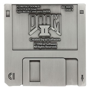 Replika dyskietki Doom 2 Limited Edition 88 x 88 mm