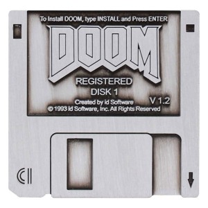 Przypinka DOOM Dyskietka Limitowana Edycja