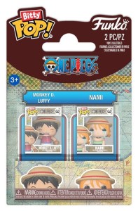 Figurka Funko POP One Piece Bitty Monkey D. Luffy & Nami 2 cm