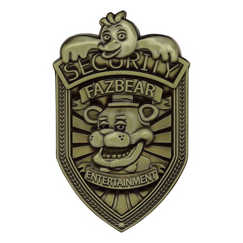 replika-odznaki-bezpieczenstwa-five-nights-at-freddys-antique-brass-edition