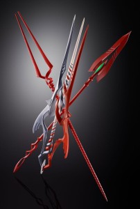 Zestaw broni Bandai Metal Build Neon Genesis Evangelion 3 włócznie