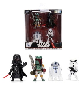 Figurka Jada Toys Star Wars Darth Vader, Stormtrooper, R2-D2, Boba Fett Zestaw