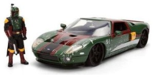 Model Diecast Jada Toys Star Wars Boba Fett 2005 Ford GT