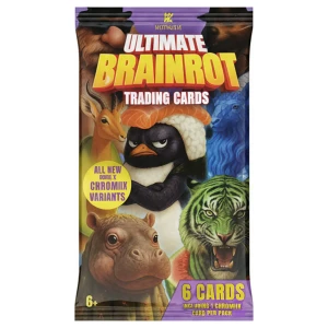 Saszetka Karty Booster Ultimate Brainrot Trading Cards Wave 2 Chromiix Khadou 6 kart