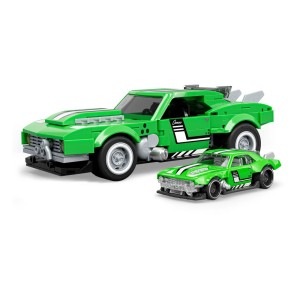 Zestaw budowlany Mattel Brick Shop Speed Series Custom '68 Camaro