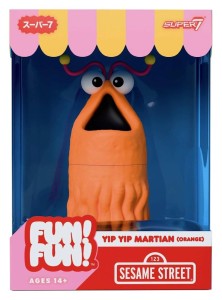Figurka Super7 Sesame Street Yip Martian Pomarańczowy
