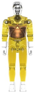 Figurka Super7 ReAction Micronauts Time Traveler Żółta Przezroczysta