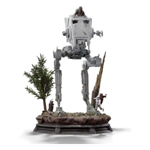 Figurka Statuetka Iron Studios Star Wars Chewbacca AT-ST