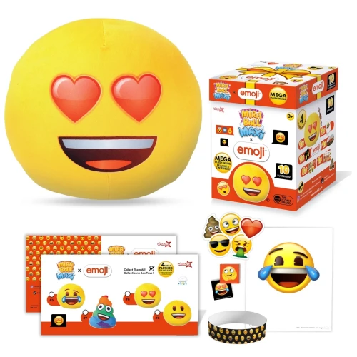 Miraball Maxi Surprise Box Emoji Maskotka 25 cm Blind Box 10+ Niespodzianek 1.webp