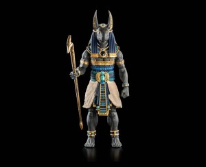 Figurka Four Horsemen Toy Design Obscura Four Horsemen Anubis czarno-niebieski