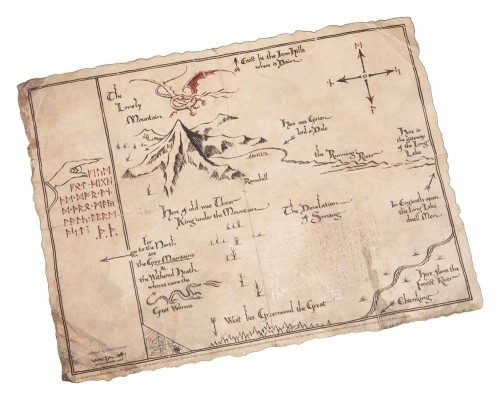 plakat-weta-workshop-hobbit-mapa-thorina