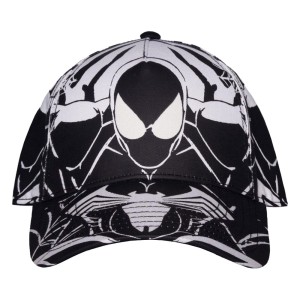 Czapka baseballowa Difuzed Spider-Man czarno-biała