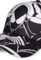 czapka-baseballowa-difuzed-spider-man-czarno-biala