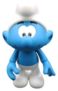 Figurka Puppy Smerfy Szafirek Flocked