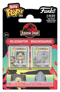 Figurka Funko Bitty POP Jurassic Park Welociraptor i Brachiozaur